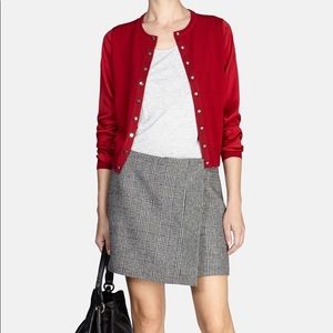 Karen Millen Silk Sleeve Cardigan